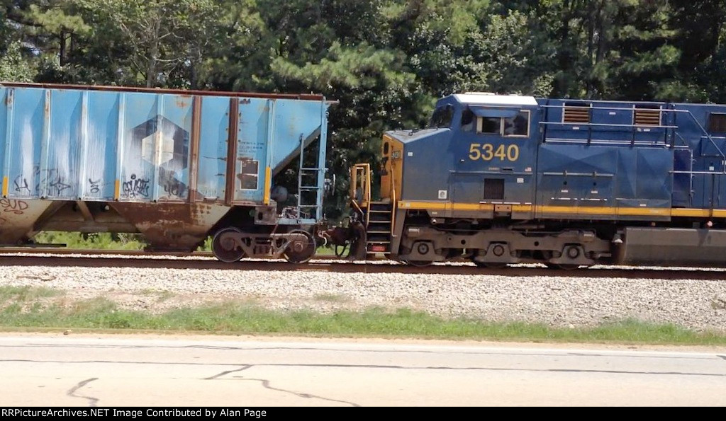 CSX 5340 runs second